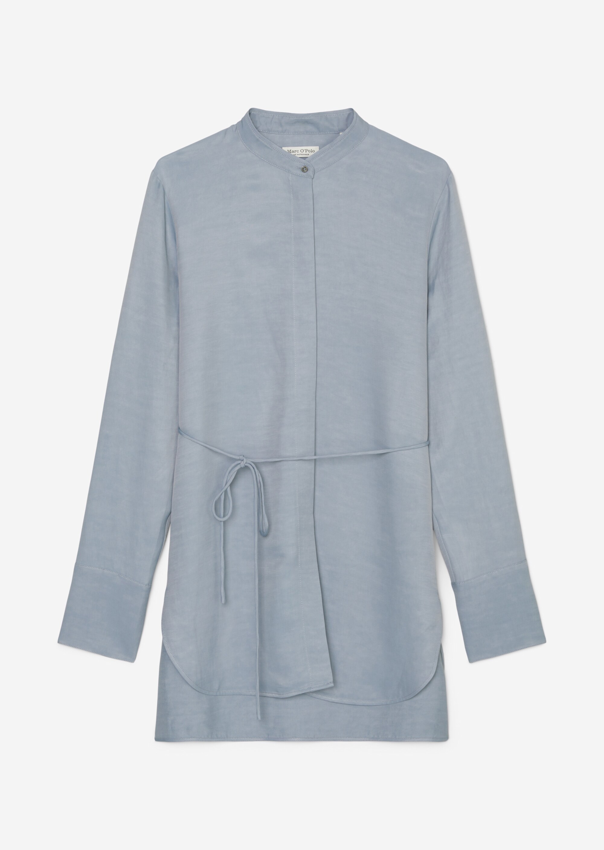 Bluse regularaus Viskose-Leinen-Mix