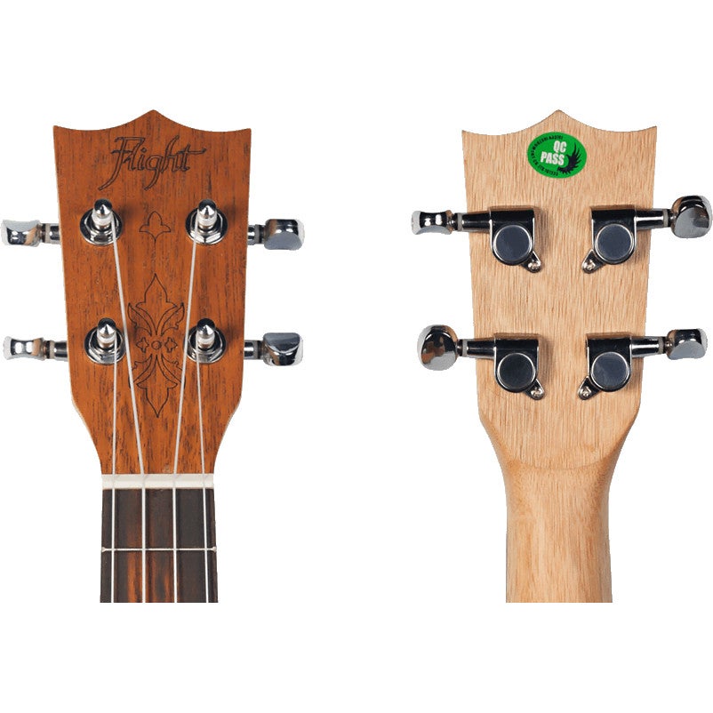 Flight Designer Series DUS321 Mahogany sopraan ukelele met gigbag