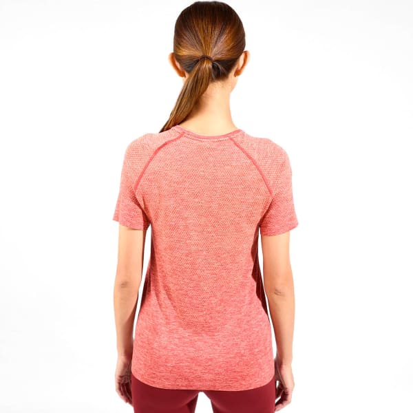T-shirt running ODLO TS CREW NECK S/S ESSENTIAL SEAMLESS W CINNABAR MELANGE
