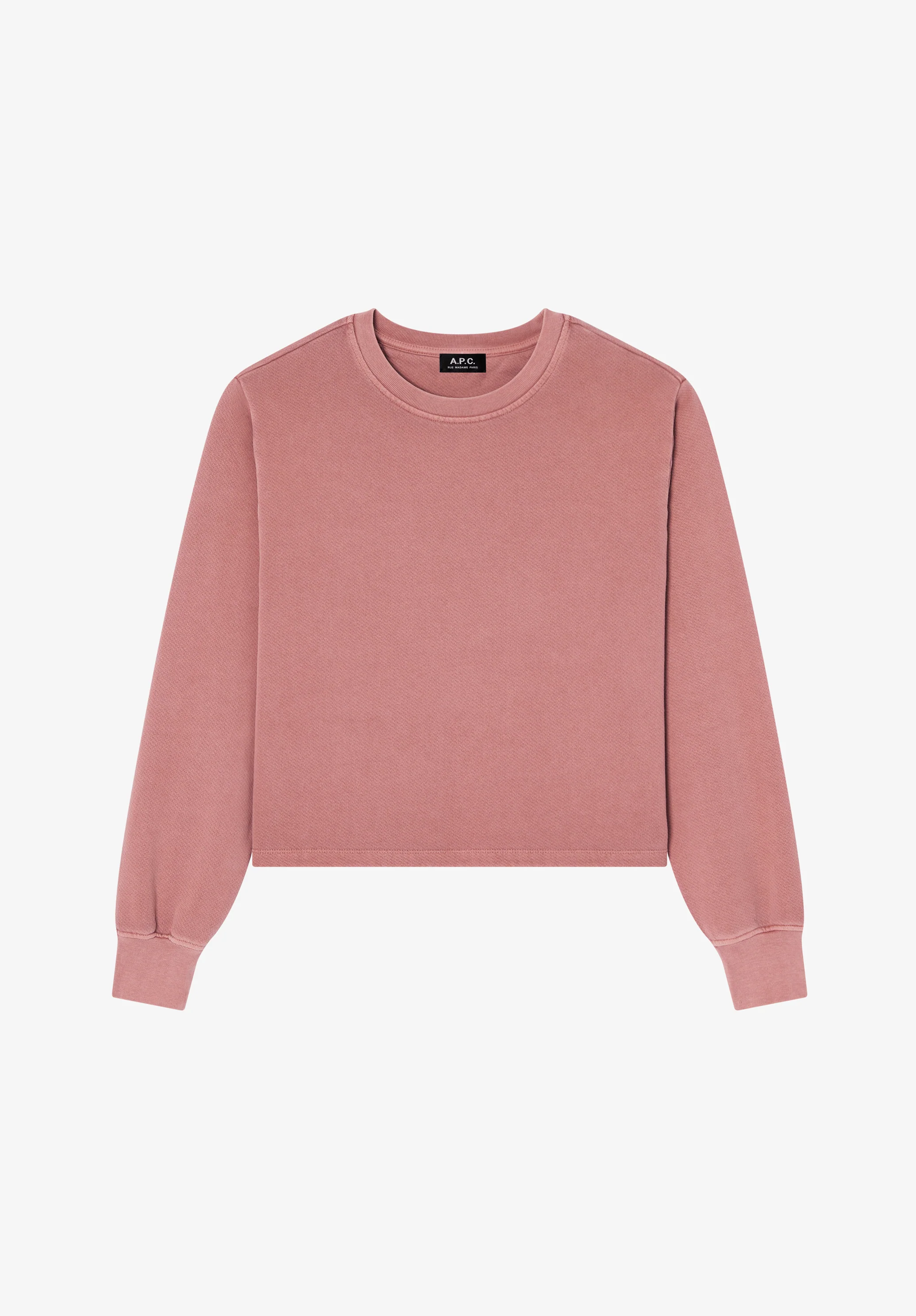 Sweat boxy A.P.C. Automne 26 - Framboise