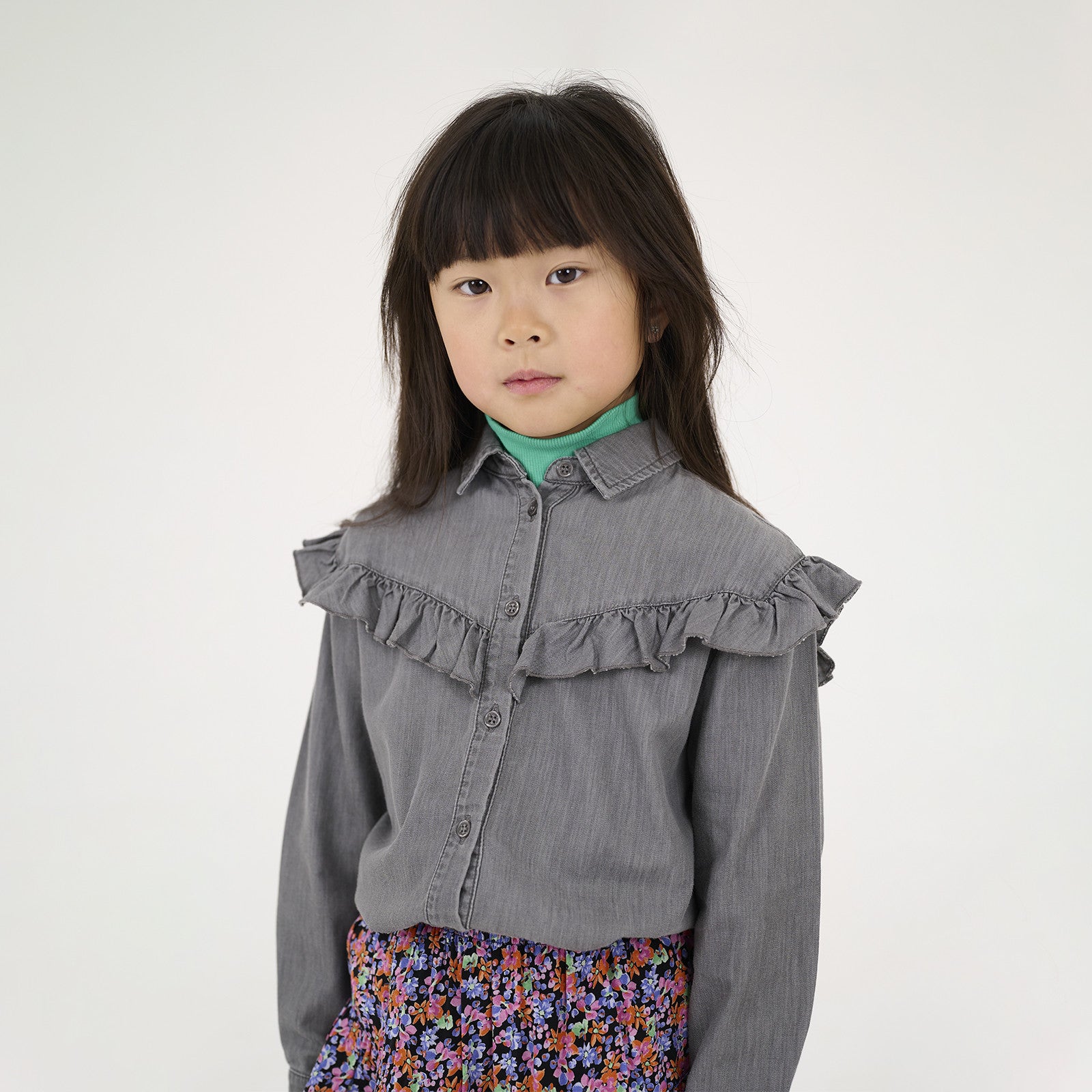Bluse Moony Washed Grey