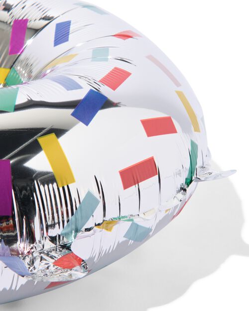 ballon alu chiffre 5 confetti XL