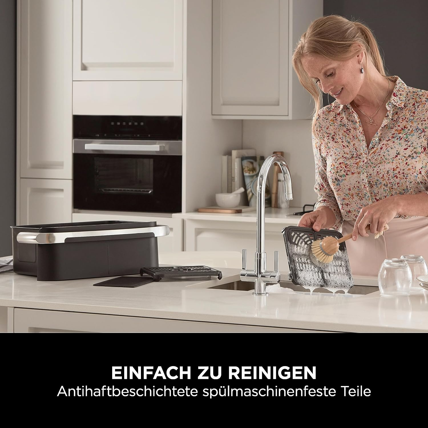 (327x496mm) Foodi FlexDrawer Heissluft Fritteuse Küchen Fryer (AF500EU) - Schwarz