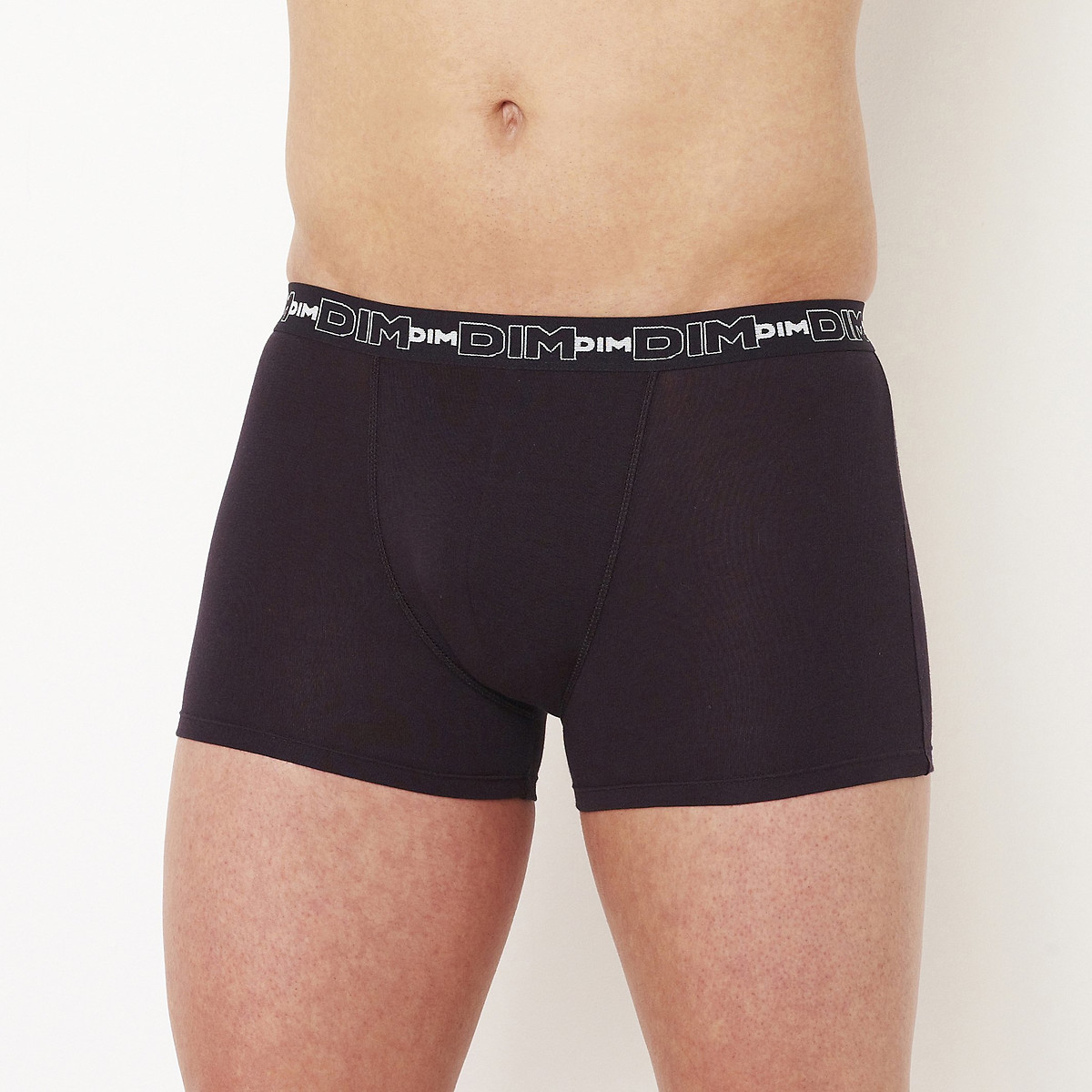 DIM<br>Conjunto de 3 cuecas boxer de algodão elástico