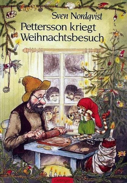 Pettersson und Findus. Pettersson kriegt Weihnachtsbesuch