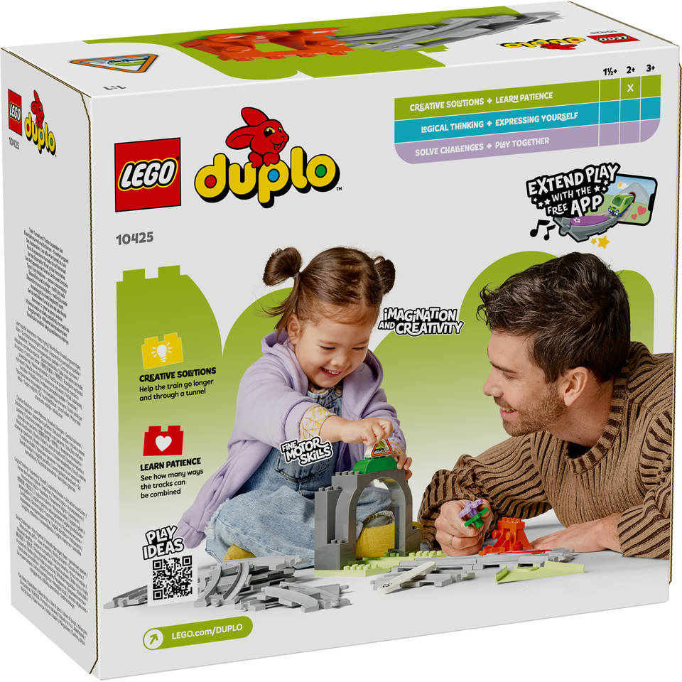LEGO DUPLO treintunnel en rails uitbreidingsset 10425