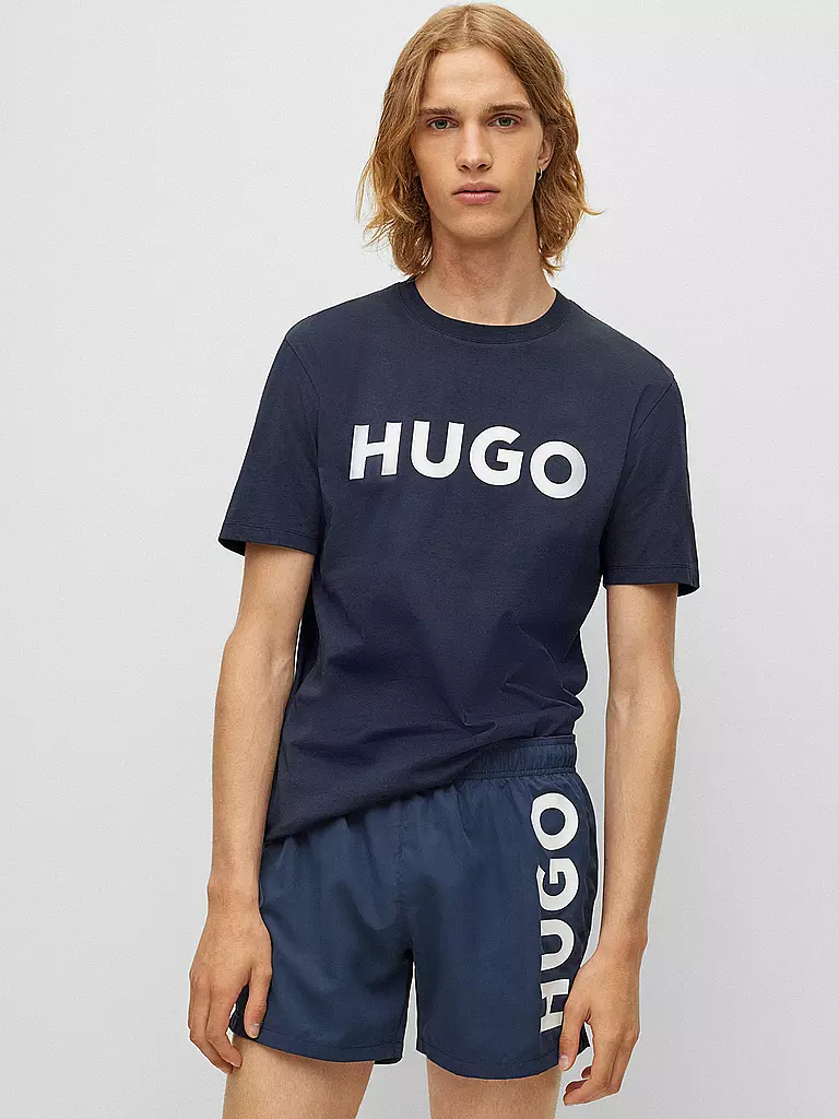 HUGO T-Shirt DULIVIO blau
