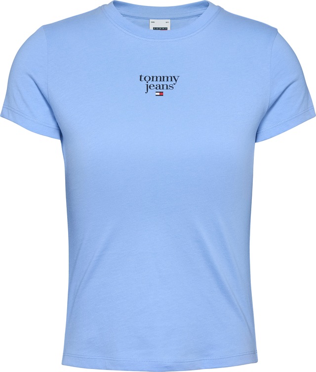 Tommy Jeans Curve T-Shirt »TJW SLIM ESSENTIAL LOGO1 TEE EXT«, in Grossen Grössen mit Logoschriftzug
