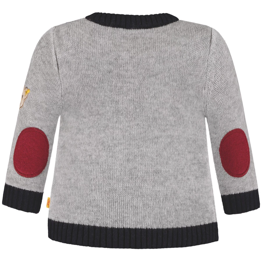 Steiff Boys Pullover, grau