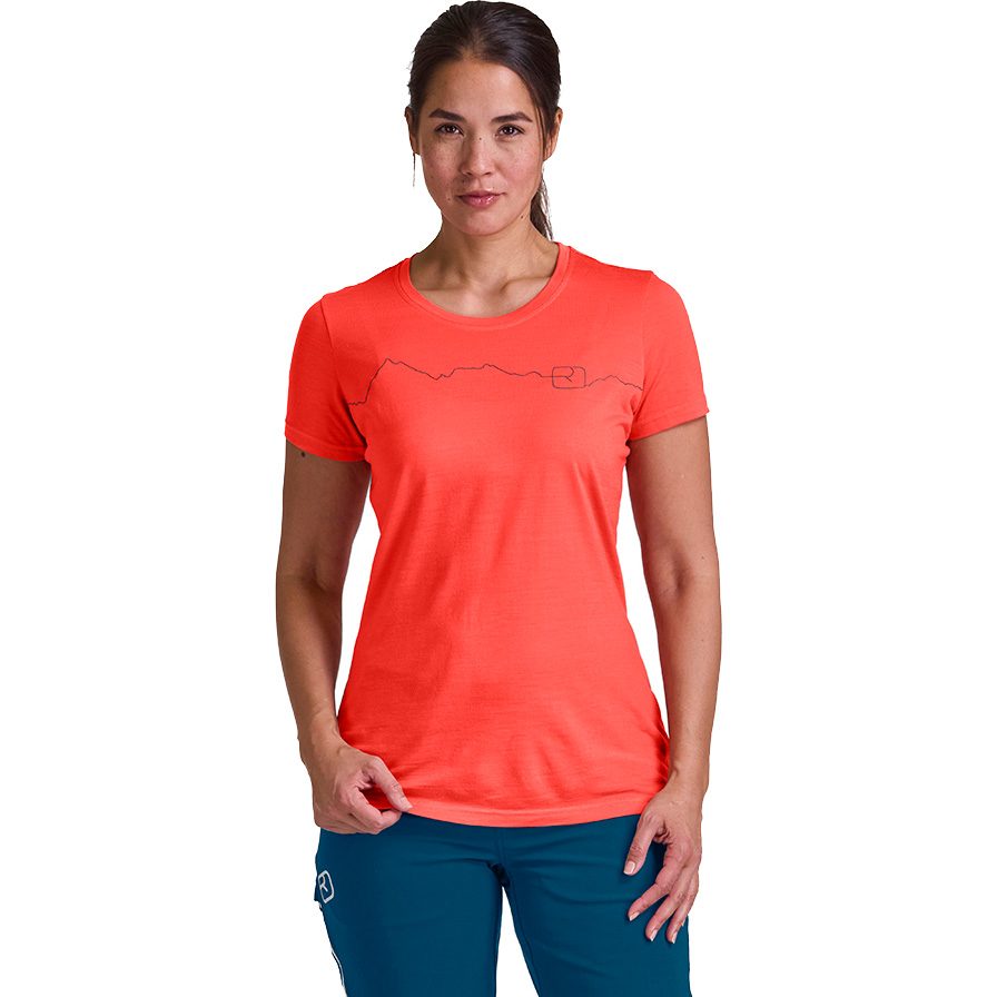 ORTOVOX 150 Cool Mountain T-Shirt Damen coral