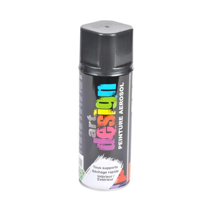 BOMBE DE PEINTURE MULTI SUPPORTS 400ML ANTHRACITE