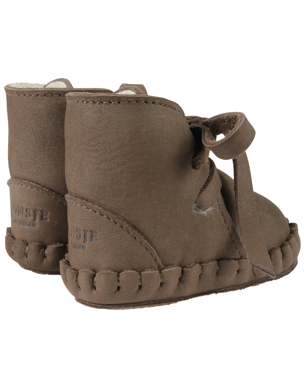Krabbelschuhe PINA CLASSIC gefüttert in hazelnut