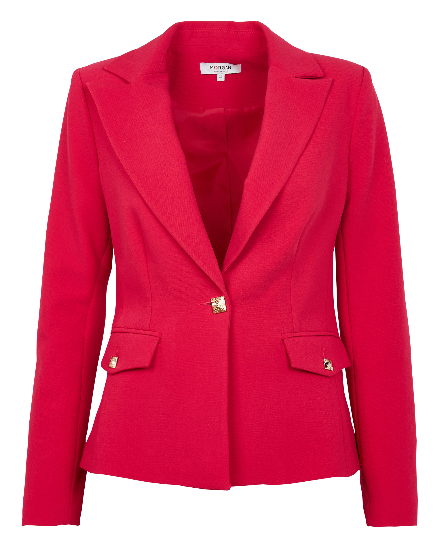 VESK.F - Veste col tailleur | Rose