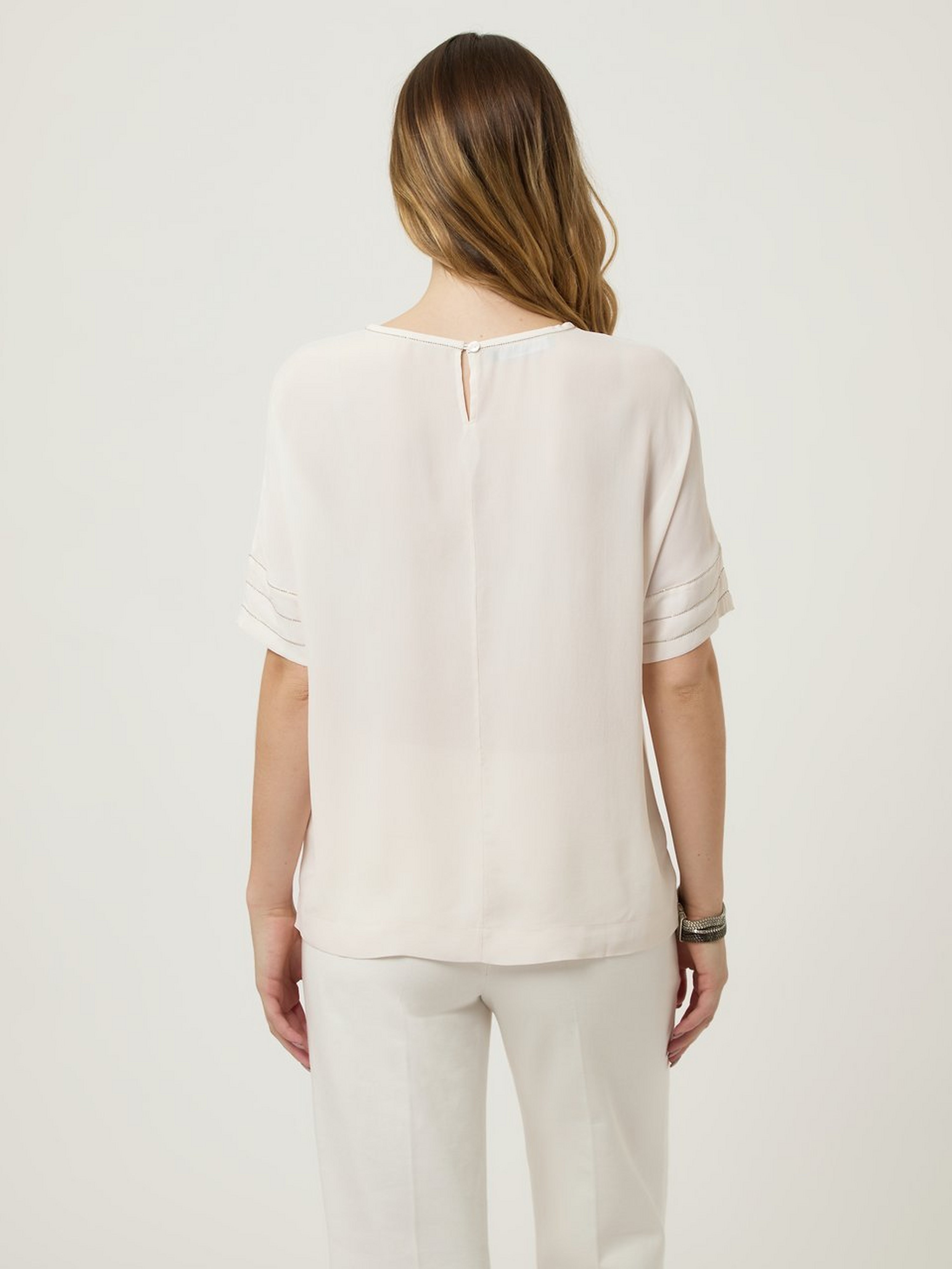 Blusen-Shirt mit 1/2-Arm