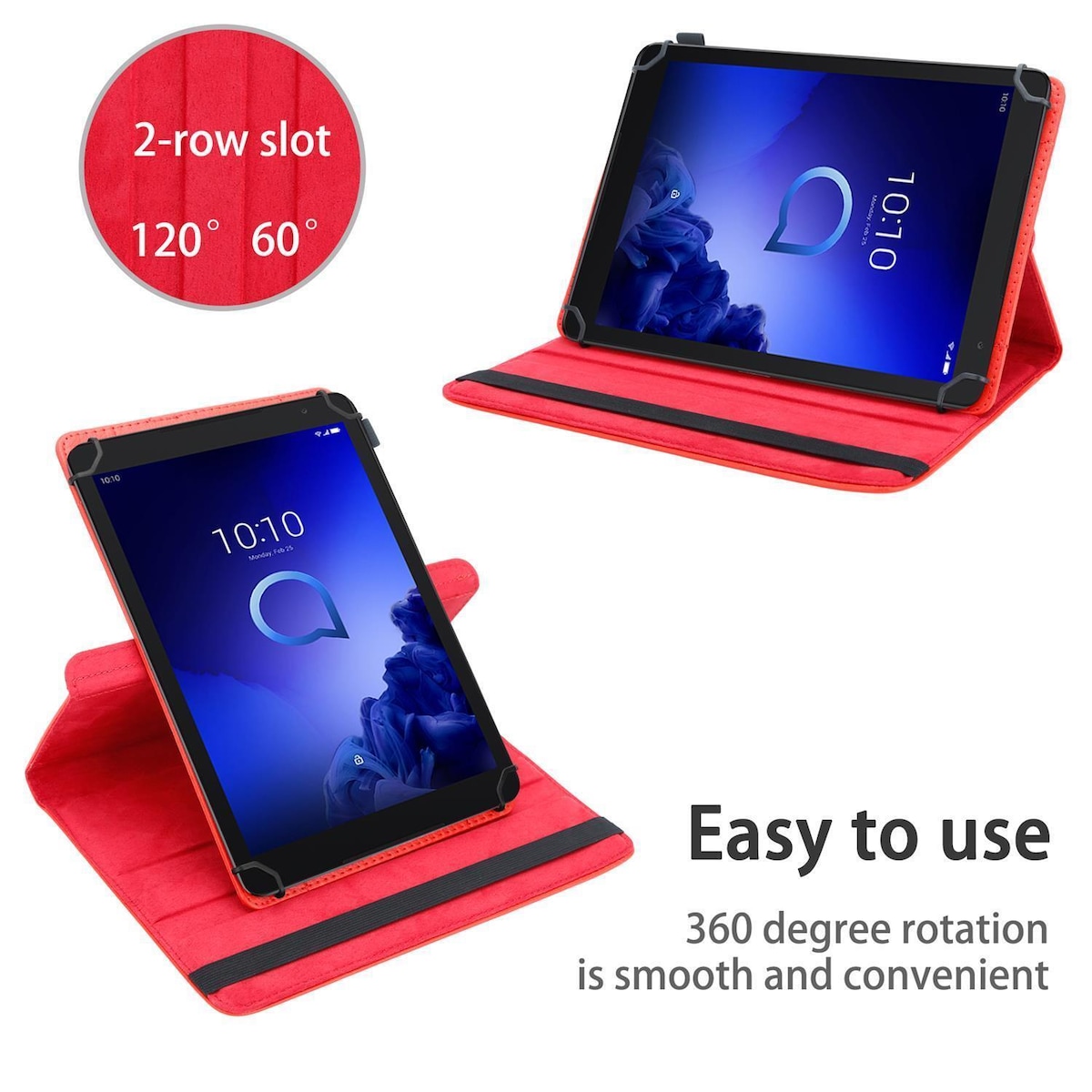 10 tomme Tablets deksel til nettbrett (rød)