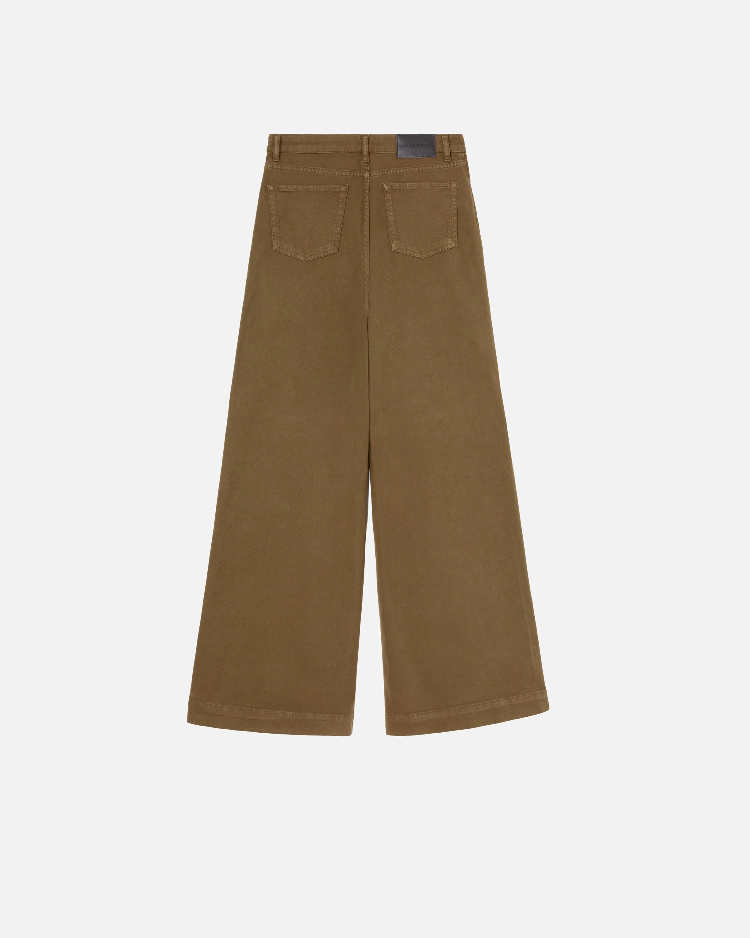 Pantalon wide leg | Vert