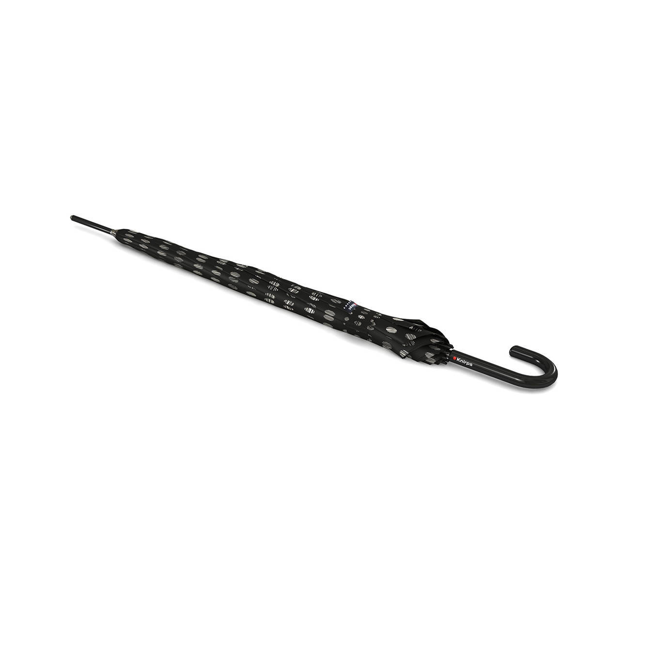 Knirps paraplu A.760 Stick Automatic zwart/grijs