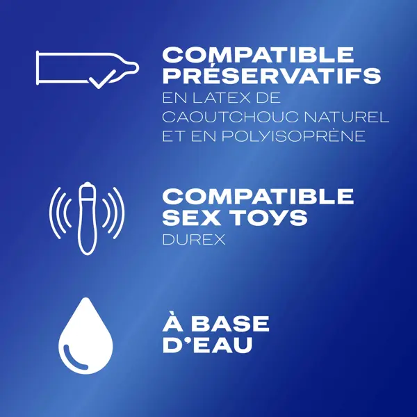 Gel Lubrificante Durex Sensitive - Lubrificante Confortável à Base de Água - 50ml