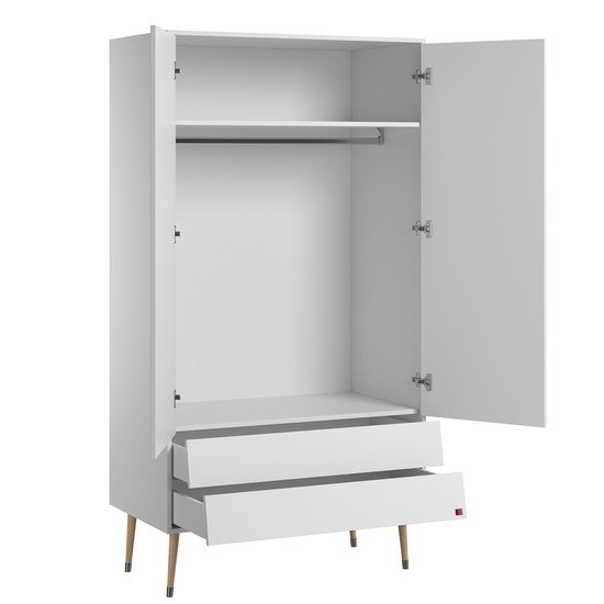 Bosque armoire 2 portes   Blanc        de               Vox
