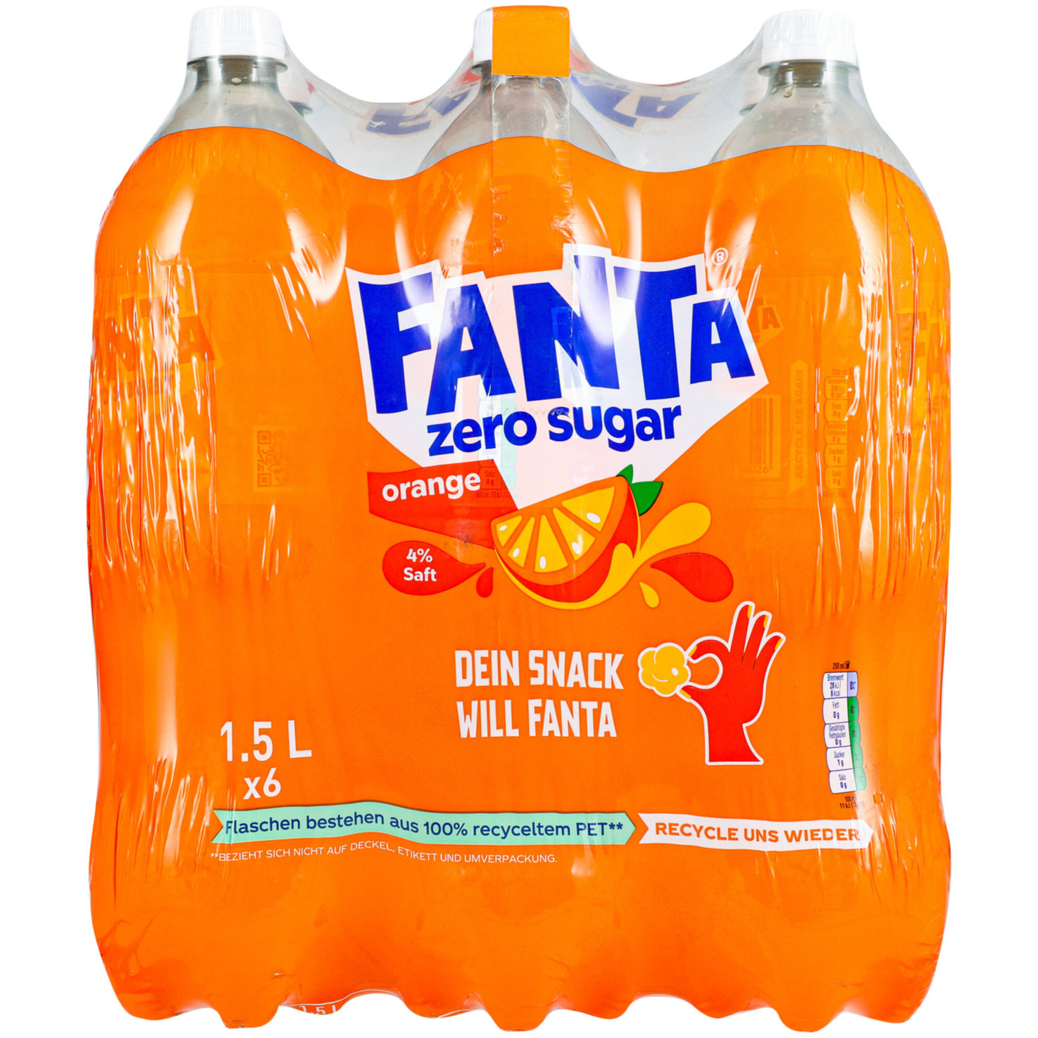 Fanta Orange Zero 6x1,5l
