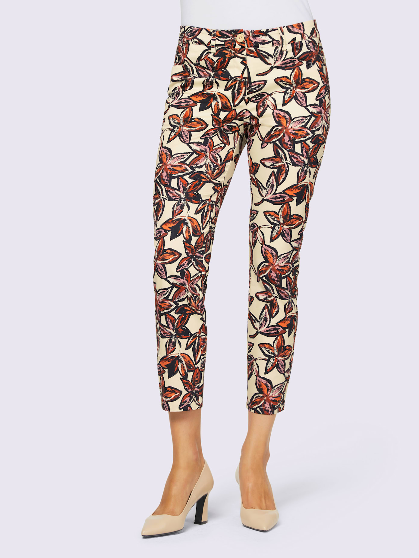 Pantalon imprimé élasthanne