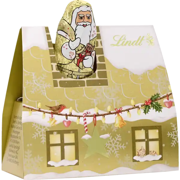 Weihnachtsmann im Mini-Schornstein
