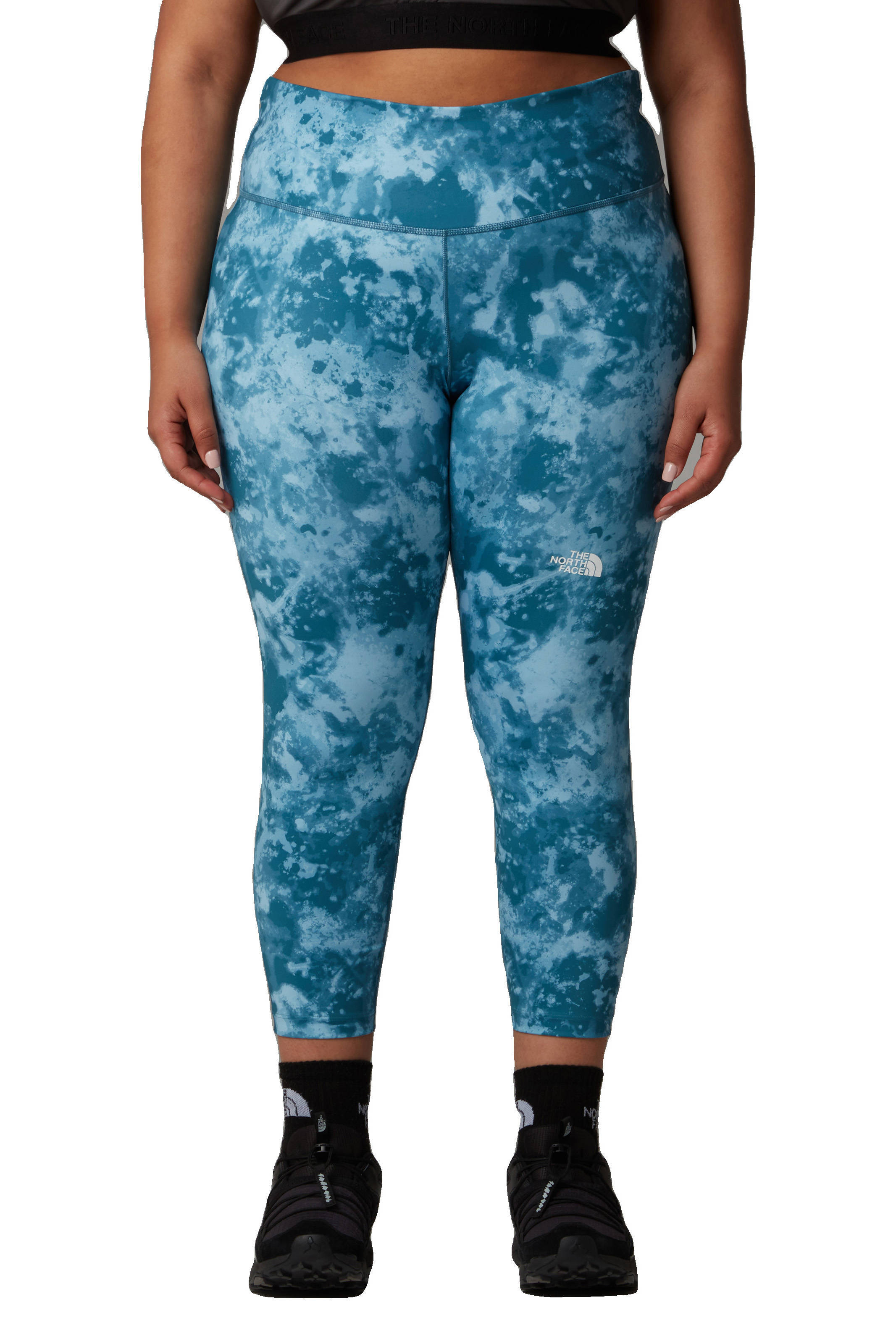 The North Face Plus Size outdoor 7/8 legging Flex Tight blauw/lichtblauw