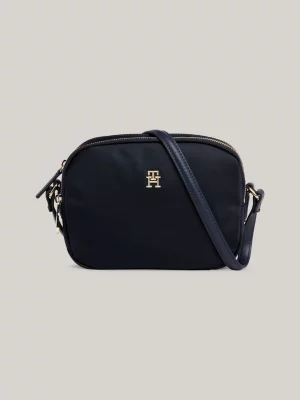Bolsa transversal com emblema TH