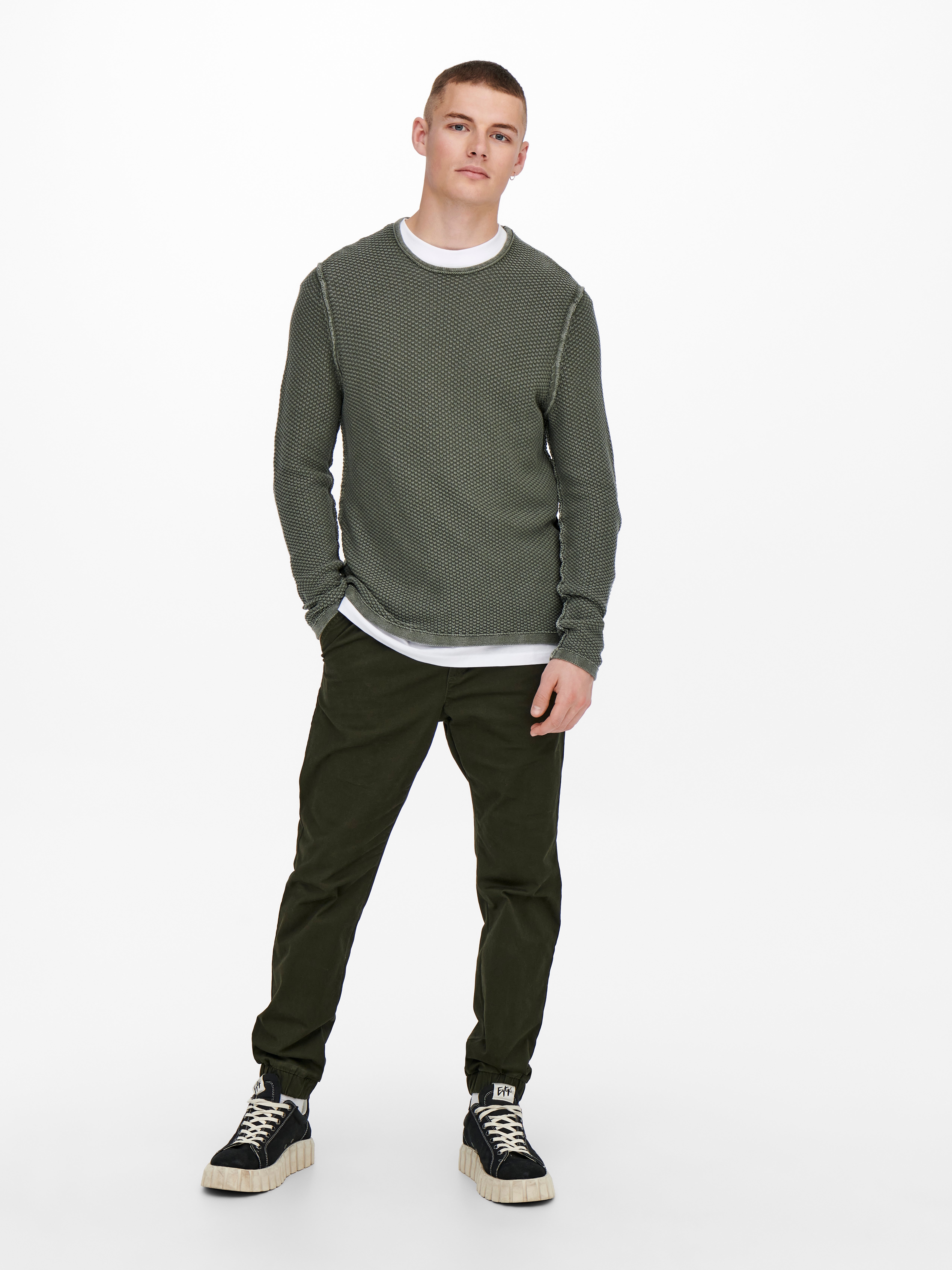 ONSPAVO Pullover Castor Gray