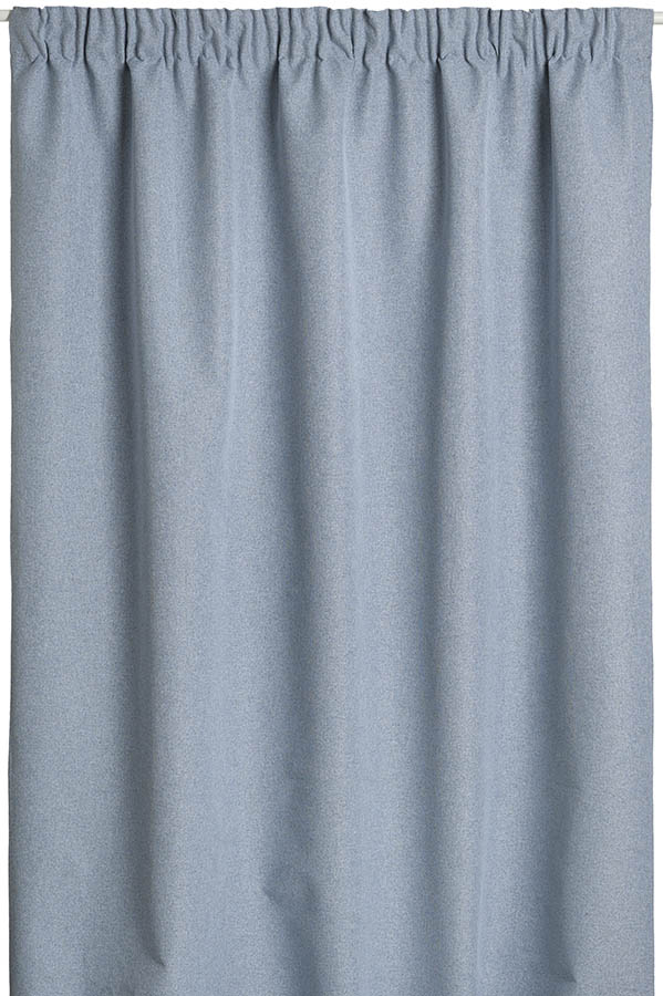 Tika lystett gardin 135x160 lys blåmelert