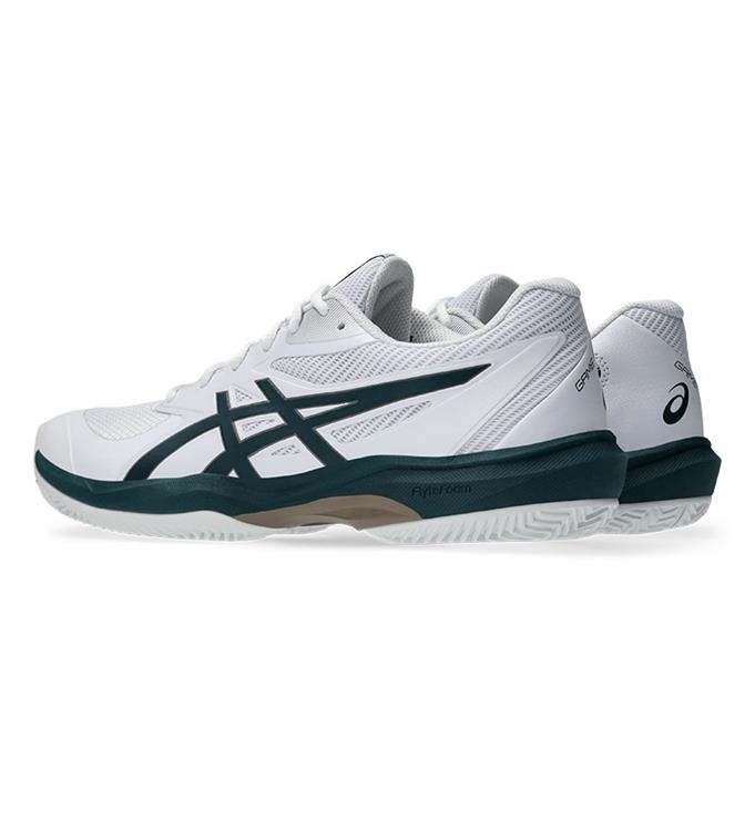 ASICS GAME FF CLAY/OC 1041A490 WHITE-SAXON-GREEN