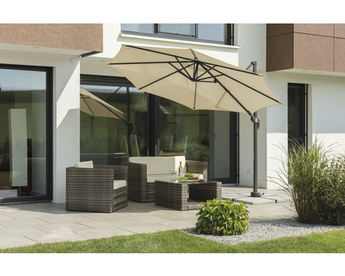 Schneider Rhodos Junior parasol Ø 300 cm naturel