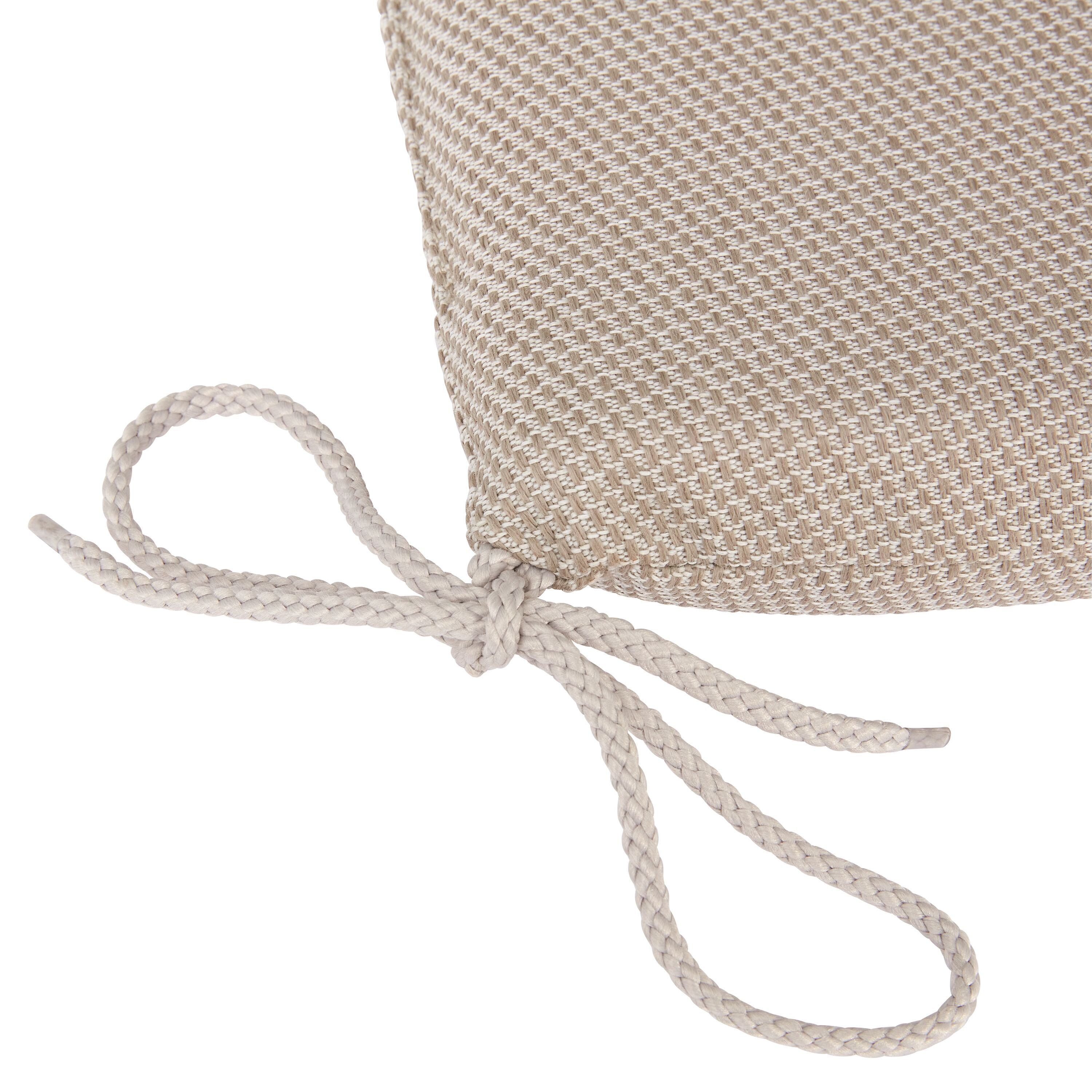 MALÉ Sitzkissen Sitzkissen - Grau / B: 43.0 cm x T: 50.0 cm x H: 4.0 cm