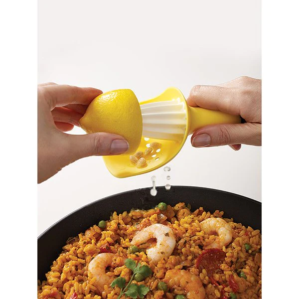 Presse citron Catcher™ jaune Joseph Joseph