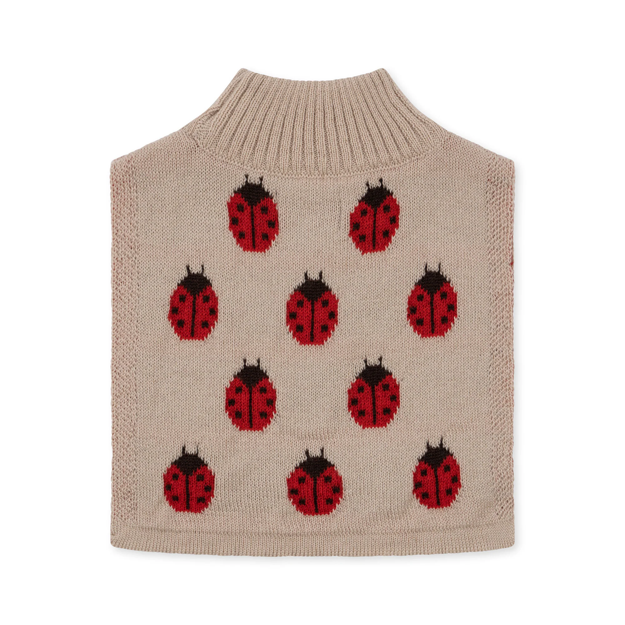 belou strikket halsvarmer - LADYBUG - 5-8Y