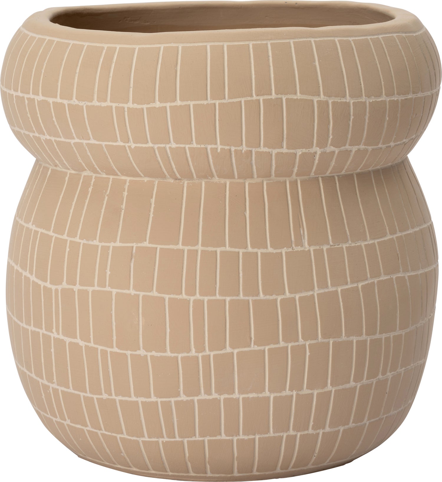 Intratuin pot Vanja bruin D 12 x H 10 cm