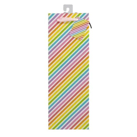 Idena Flaschentasche FSC-Mix Rainbow 35 x 12 x 10cm
