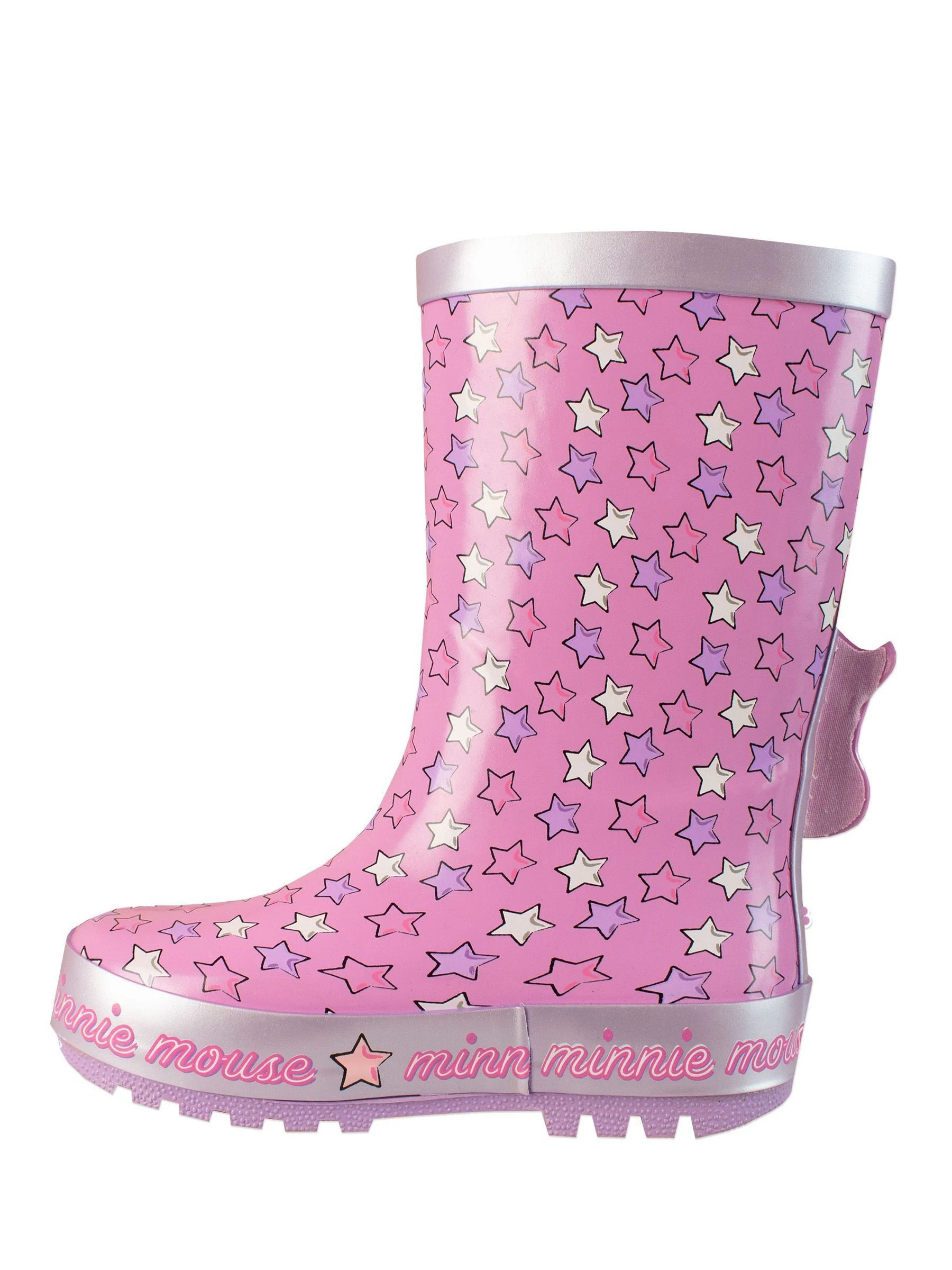 Minnie Mouse-figuur Laarzen met eenhoorn Print
