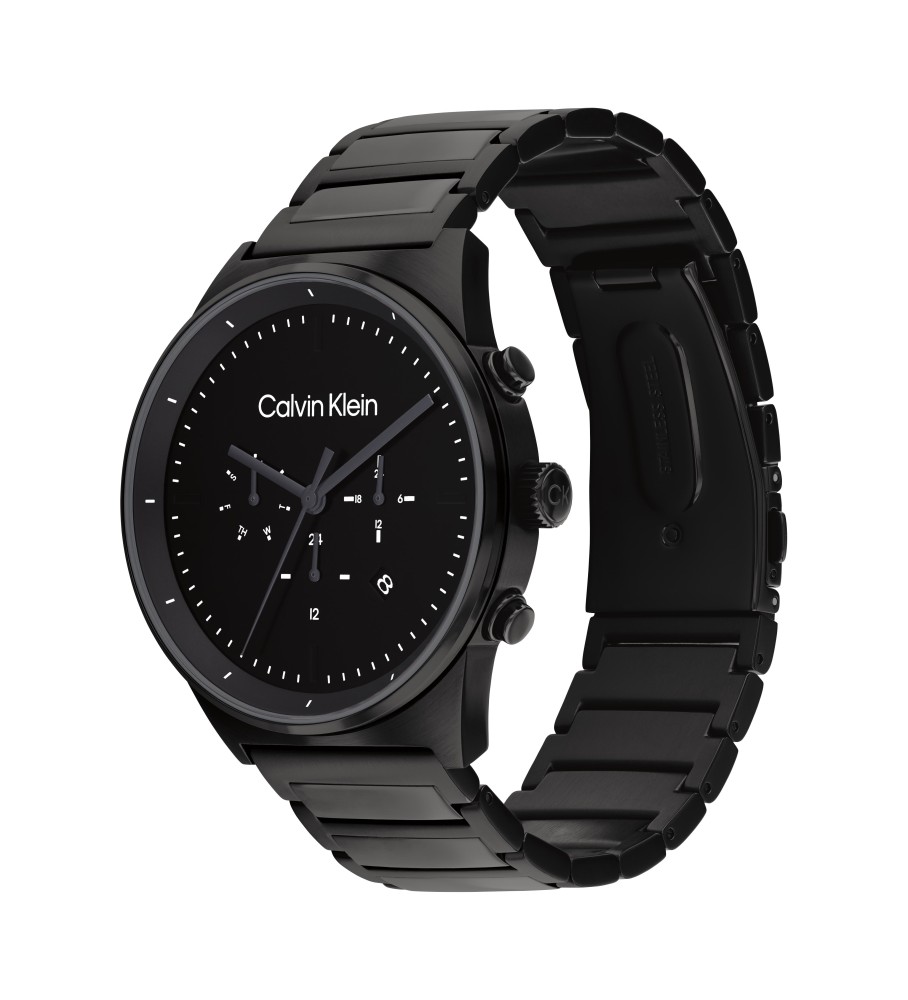 Relógio analógico Calvin Klein Impressive, preto