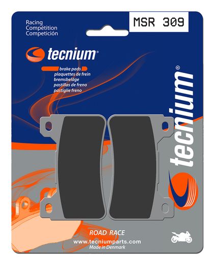 Plaquettes de freins Tecnium Racing métal fritté - MSR309