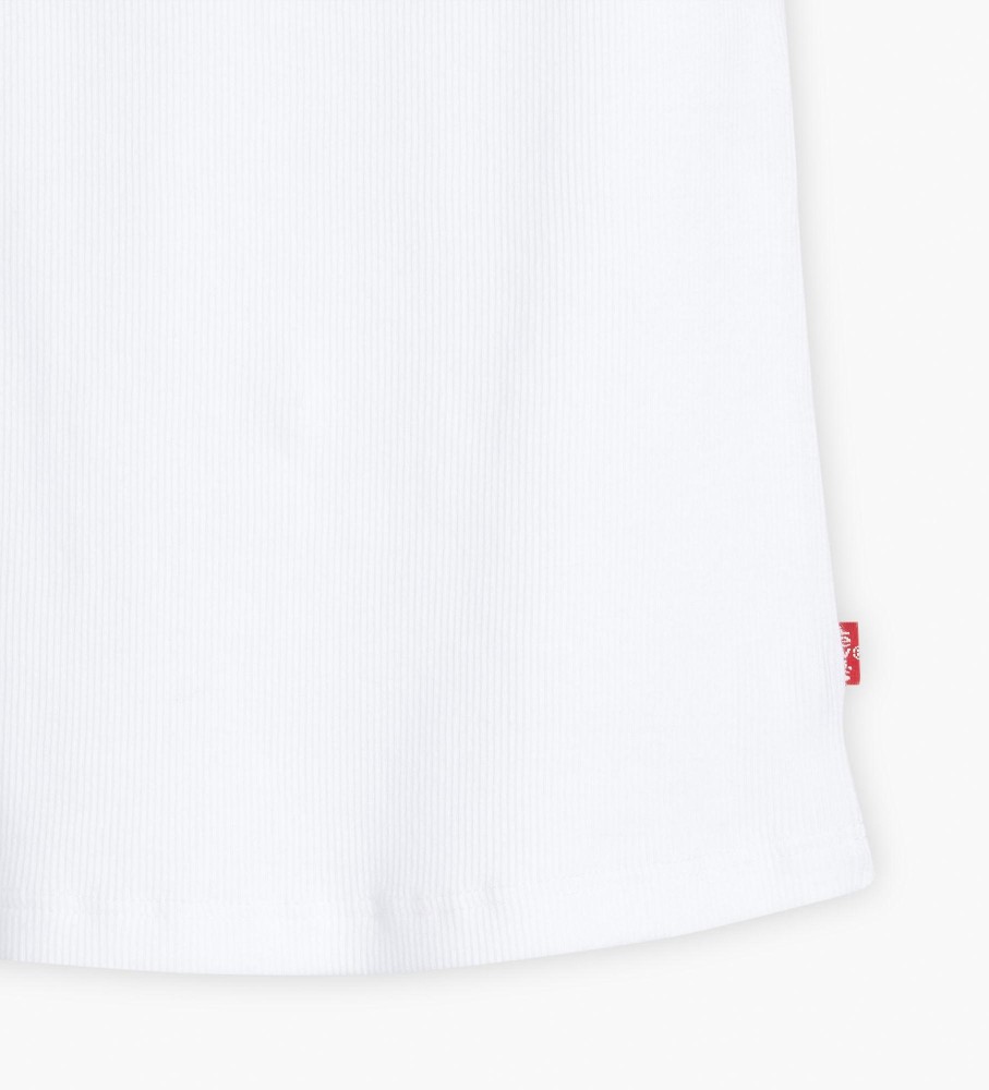 Regata canelada essencial da Levi's, branca