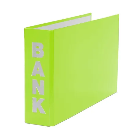 Livepac Office Bankordner für Kontoauszüge, hellgrün, 140 x 250 mm, 5 Stück