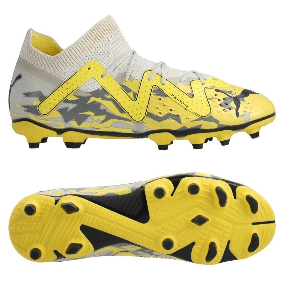 PUMA Future Pro FG/AG Voltage - Sedate Gray/Gris/Yellow Blaze Enfant