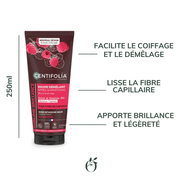 Centifolia Baume Démêlant Brillance Après-shampoing 250 mL