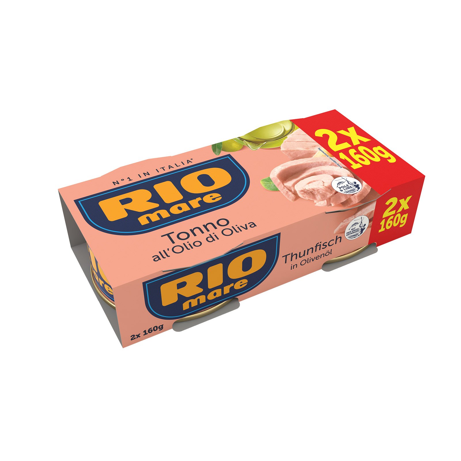 Rio Mare Thunfisch in Olivenöl 2x160g