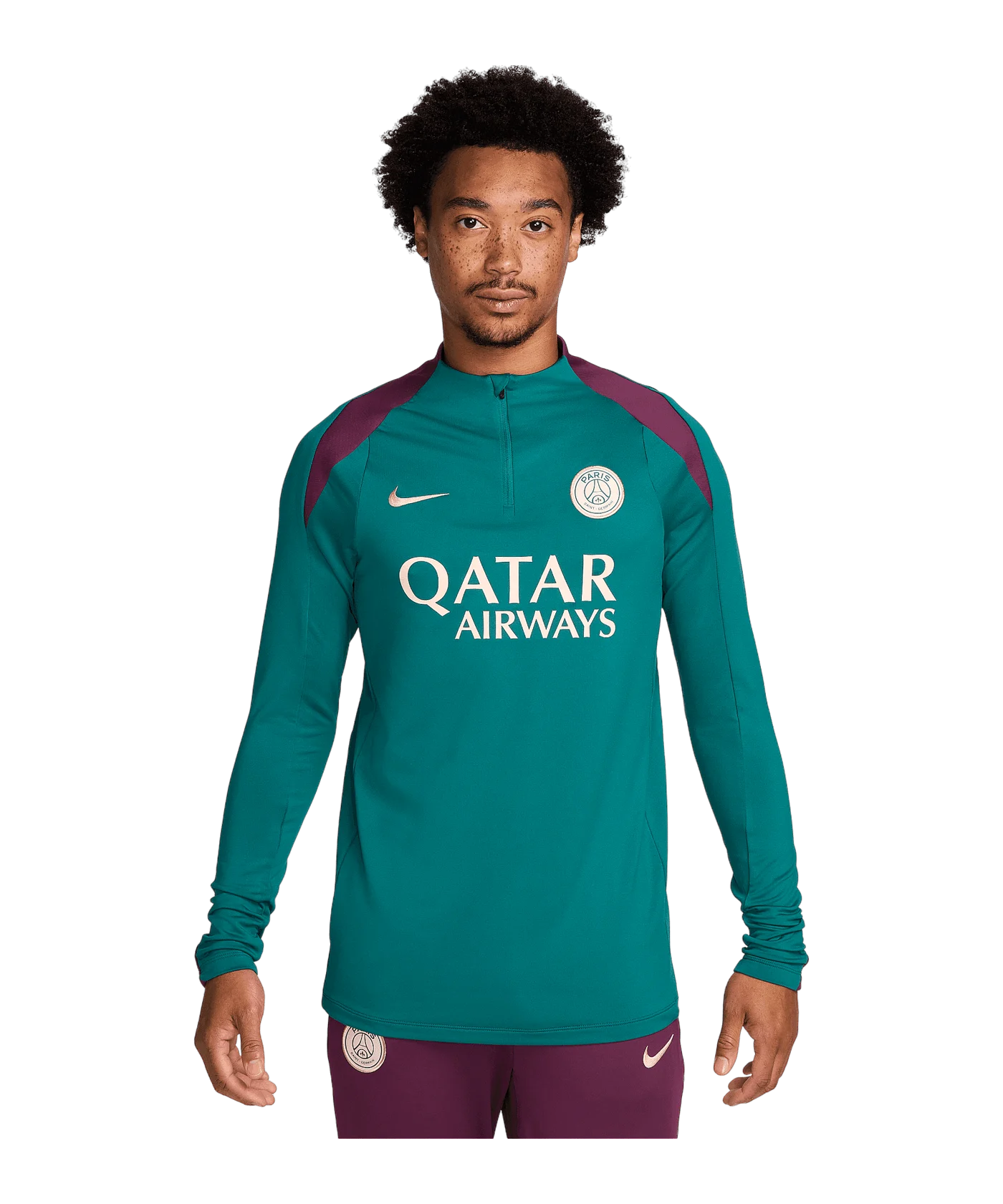 Nike Paris St. Germain Drill Top Grün F382