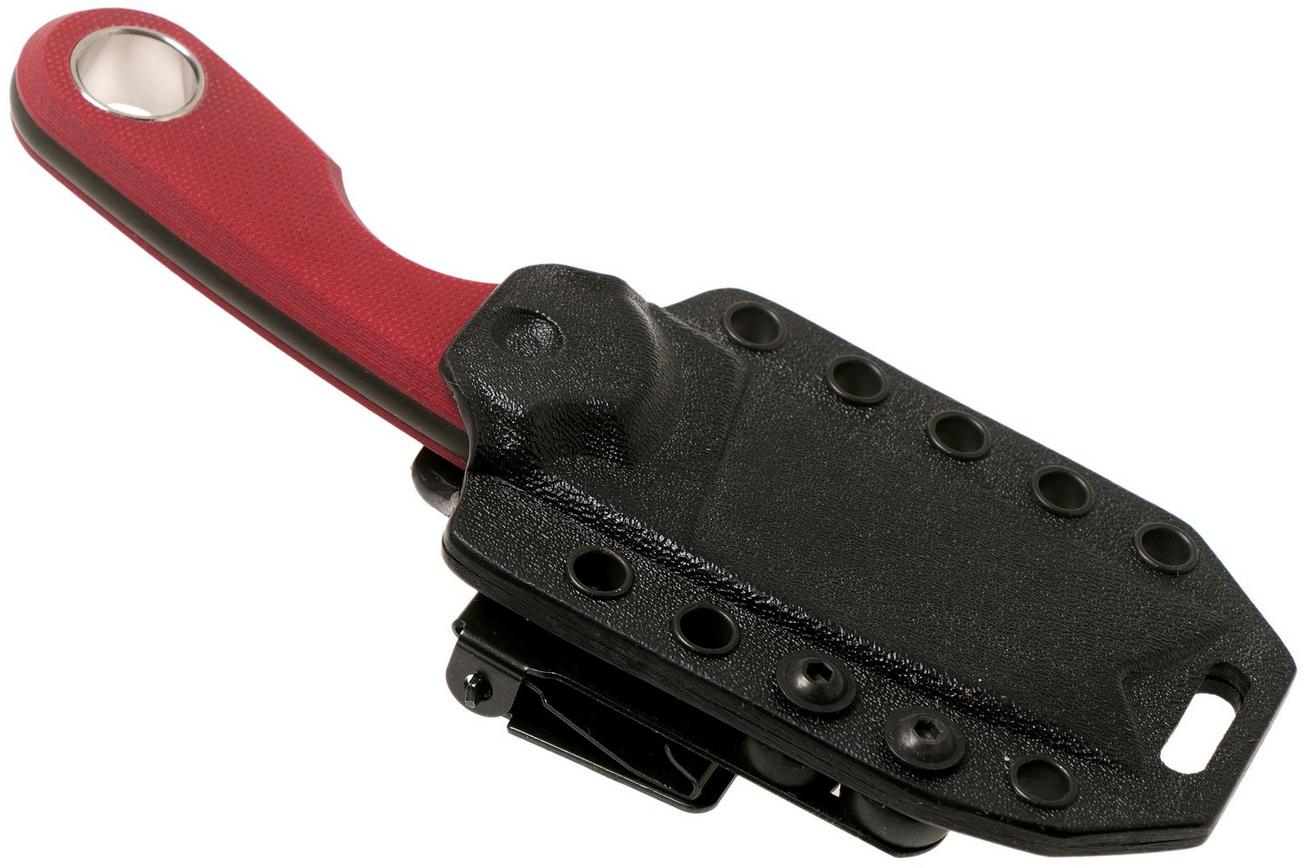 Viper Berus 2 VT4014DGR M390 PVD Black, Red G10 vaststaand mes, Rumici design