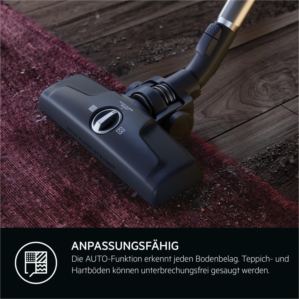 AEG AB61H6SW Staubsauger mit Beutel / hohe Saugleistung auf allen Böden / inkl. Zusatzdüsen / 50 % Recyclingkunststoff / ideal für Asthmatiker, Allergiker, Haustierbesitzer / 12 m Kabel / 850 W / weiß
