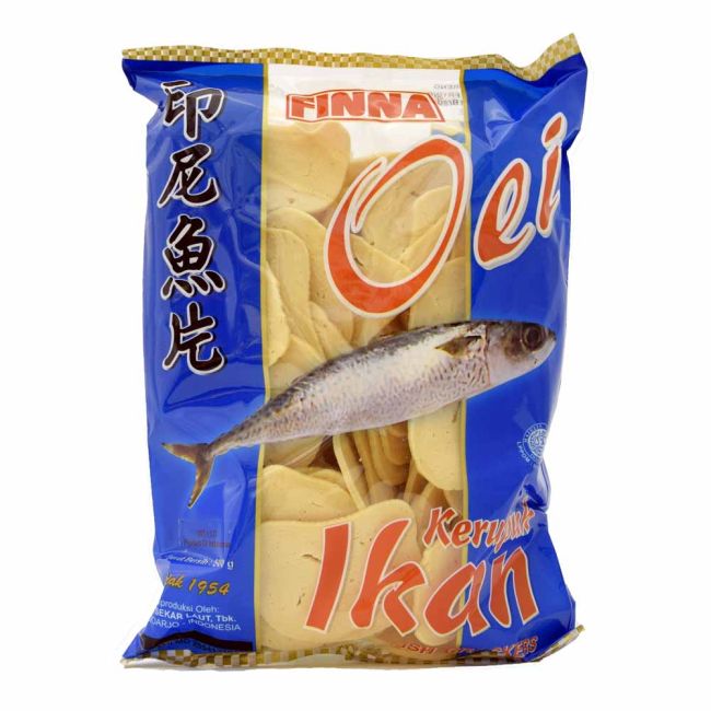 Finna Oei Krupuk Ikan (ongebakken) 500g