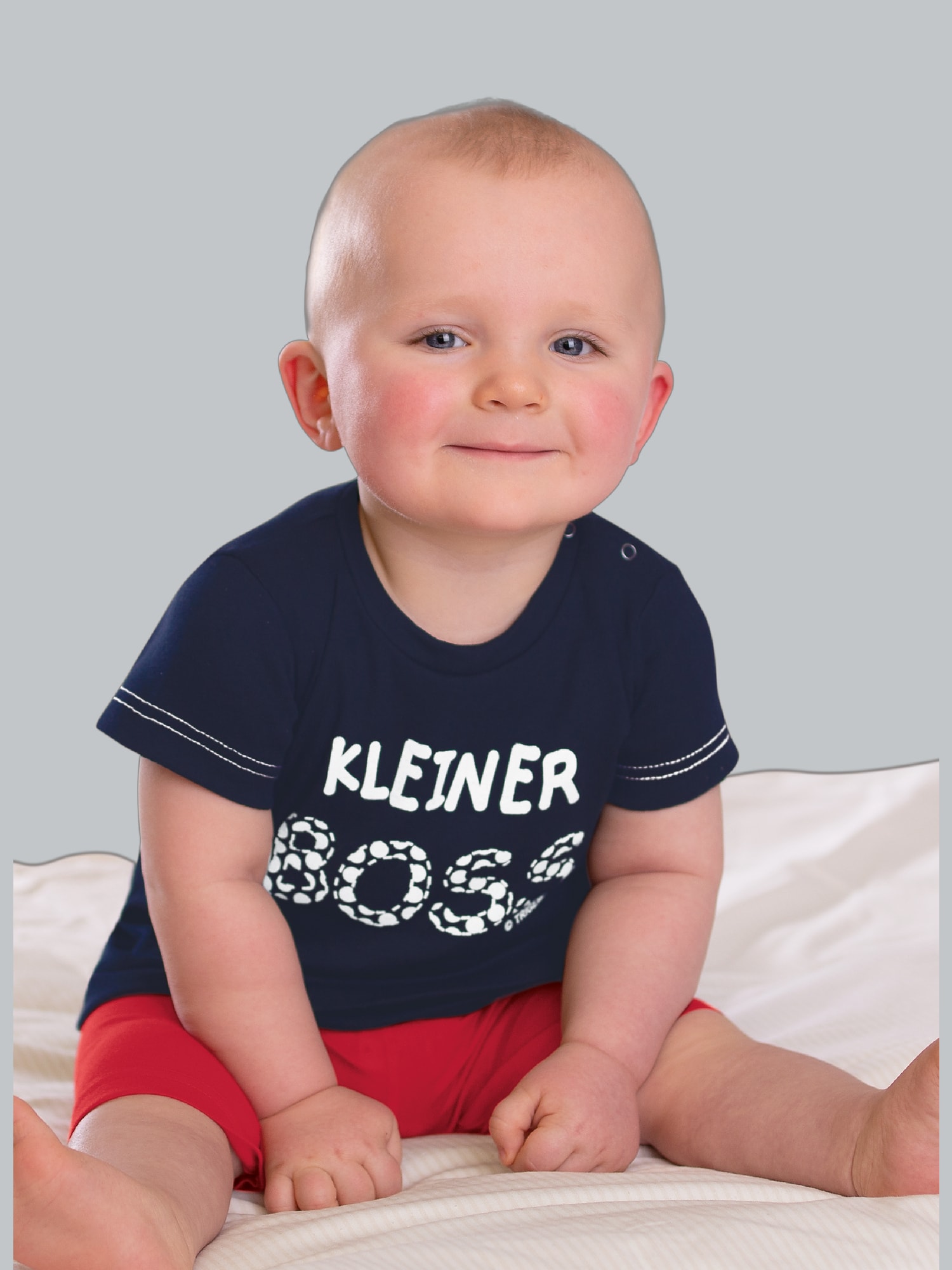 T-Shirt Kleiner Boss Navy